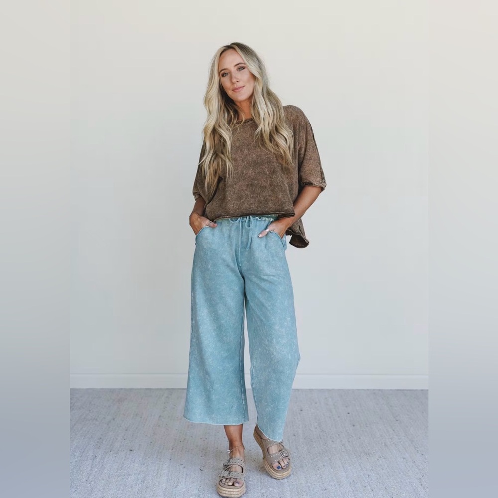 Zenana two piece set top and pants outfit